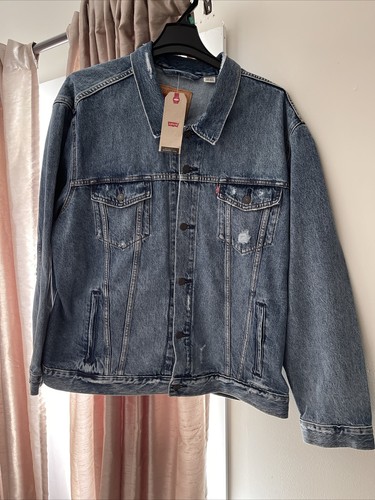 Levis Trucker Jacket Blue Denim Size 