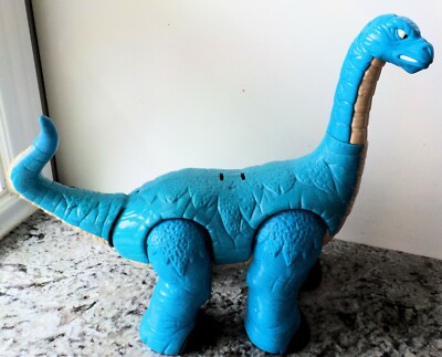 Fisher Price Imaginext Blue Apatosaurus Articulated Dinosaur | eBay