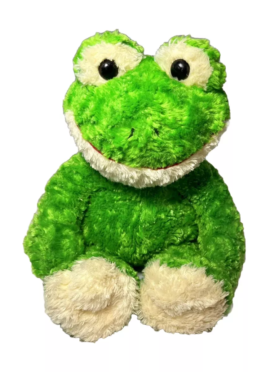 RETIRED Build a Bear 18” Smiling FRIENDLY FROG Green Plush Soft Stuffed  Animal