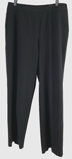 Talbots stretch black dress pants size 10 high rise, no pockets