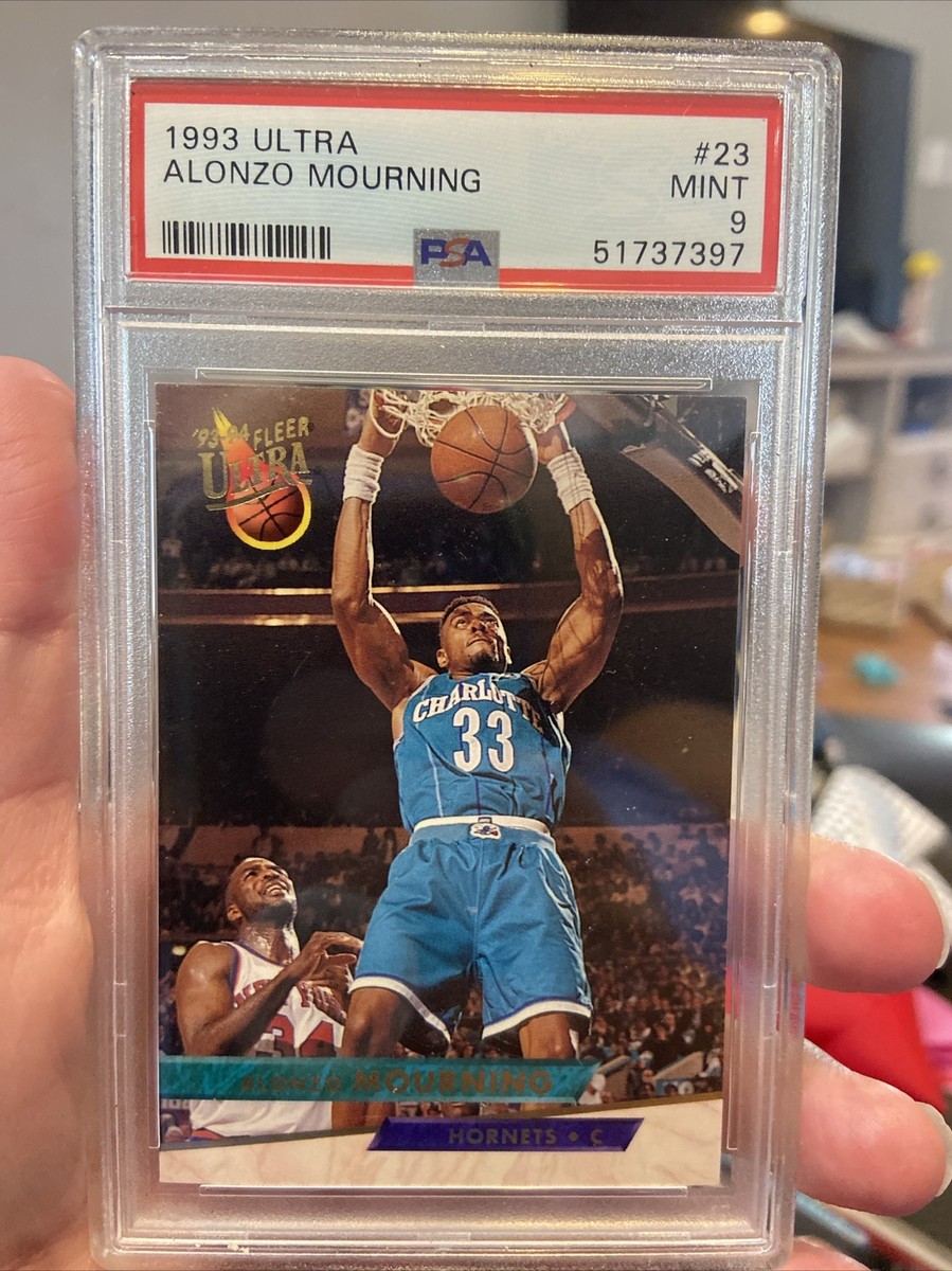 その他 Alonzo Mourning Auto psa9 panini Alonzo Mourning auto signed 1993 #209 Topps card Charlotte