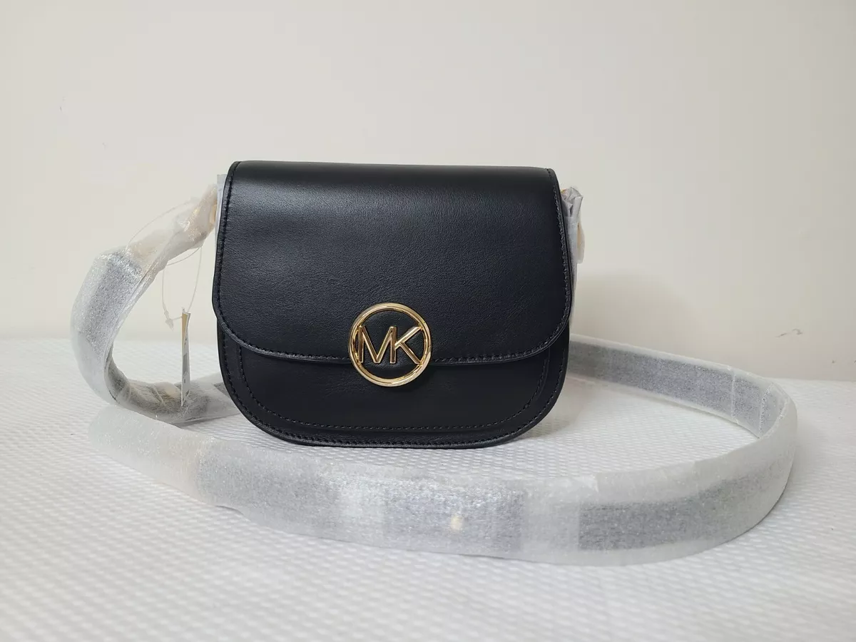 Michael Kors Bag Shoulder Bag Lillie Sm Saddle Crossbody Black