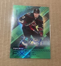 2021-22 UD SYNERGY FX ROOKIE AUTOGRAPH JAN JENIK GREEN VERSION 92/99