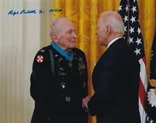 Colonel Ralph Puckett Elite Korean Ranger Medal of Honor SIGNED 8x10 PHOTO MOH