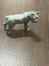 Mini 1” Long 1982 Rawcliffe Pewter Boxer Dog Figure