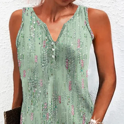 Damen Sommer Freizeit Sommerkleid Blumen Strand Tank Kleid Damen Boho Urlaub Knopf - Bild 9 von 23