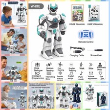 Remote Control Intelligent Robot Gesture Sensing Story Music Boys Gift Kids Toys