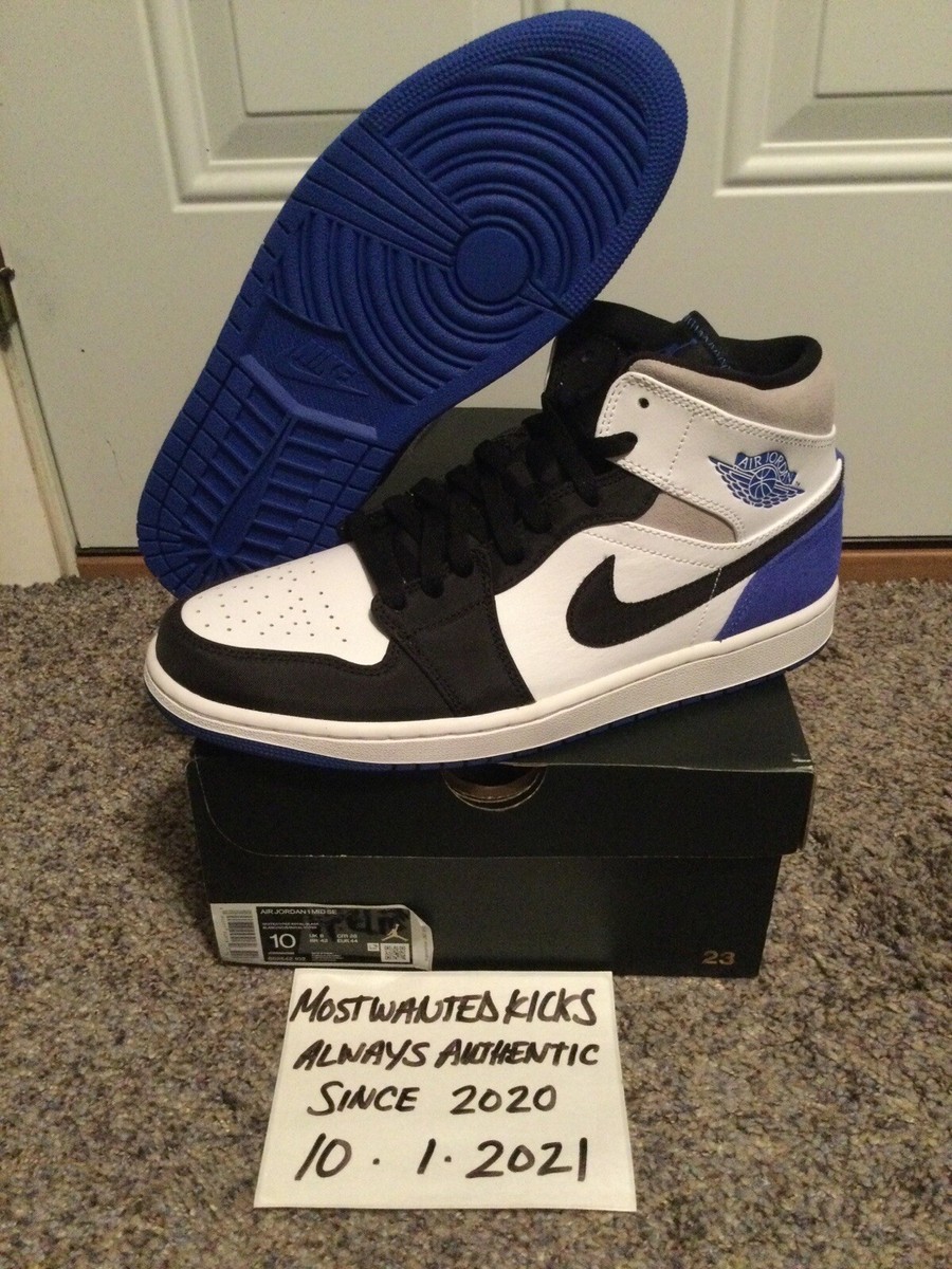 Nike Air Jordan 1 Mid (2020) ジョーダン ロイヤル DS 2020 Nike Air Jordan Retro 1 Mid SE Royal Union Sz 10