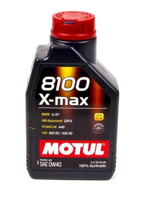 Motul Motor Oil - 8100 X-Max - 0W40 - Synthetic - 1 L - Each