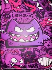 Pokemon Binder Gengar 50 Sleeves, Wrist Strap & Zip Closure