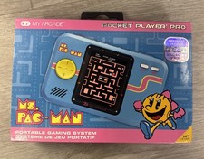 Ms. Pac-Man Pocket Player Pro: Juegos Retro, Juegos Portátiles, Pantalla a Color de 2.75"