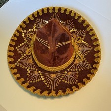 Vintage Pigalle Mexican Sombrero Mariachi Hat Hecho En Mexico Child Size