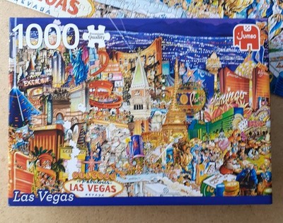 Puzzle 1000 Teile, Jumbo, Las Vegas, Comics, Jumbo 1119801932, 2024