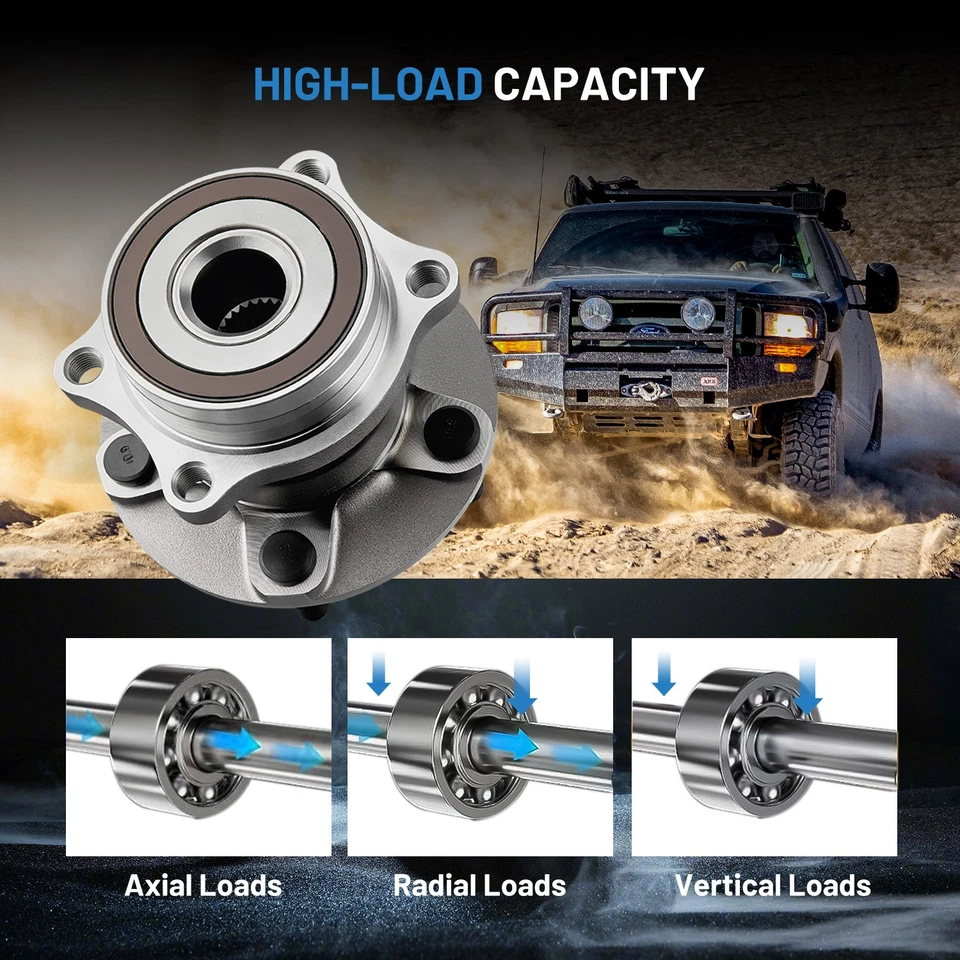 Conjunto de par de cojinetes y bujes de rueda trasera para Subaru WRX 2015-2019 2,0 L 512536 Foto 4 de 4