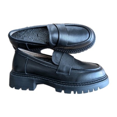 Cesare Gaspari Schuh Damen Schwarz 37 Loafers Halbschuhe bequeme Schuhe