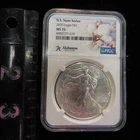 2020 Silver Eagle NGC MS70-- 1 Oz Fine Silver --ALABAMA