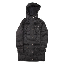 BARBOUR Damenjacke Schwarz Mit Kapuze UK 8