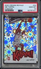 2020-21 Panioni Crown Royale Kaboom! #24 Obi Toppin PSA 10 Case Hit SSP Rookie
