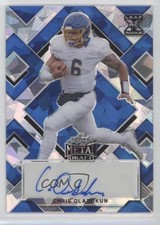 2022 Leaf Metal Draft Blue Crystals 7/20 Chris Oladokun #BA-CO3 Auto 0u66
