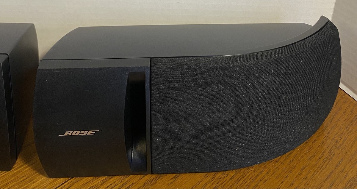 BOSE 161 Loudspeakers Speaker System Pair Black Shelve Speakers