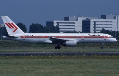 MO925   Aircraftslide/Dia   Martinair  Boeing 757-27B   PH-AHI