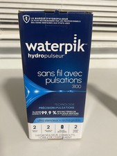 Waterpik Cordless Pulse Rechargeable Portable Water Flosser WF20CD010 White