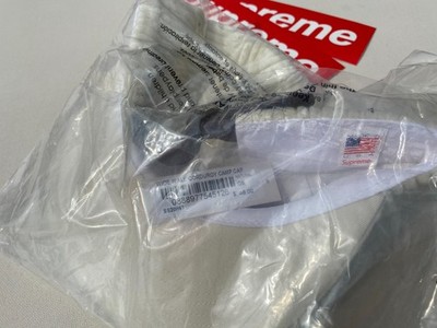 Supreme Wide Wale Corduroy Camp Cap Hat White Deadstock New SS20