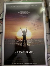 Eric Stoltz Signed 11x17 Photo Mask Beckett COA. Personalized To Steve
