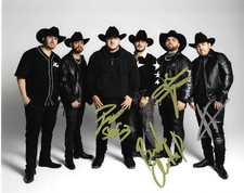 * GRUPO FRONTERA * signed 8x10 photo * PAYO SOLIS * EL COMIENZO * COA *