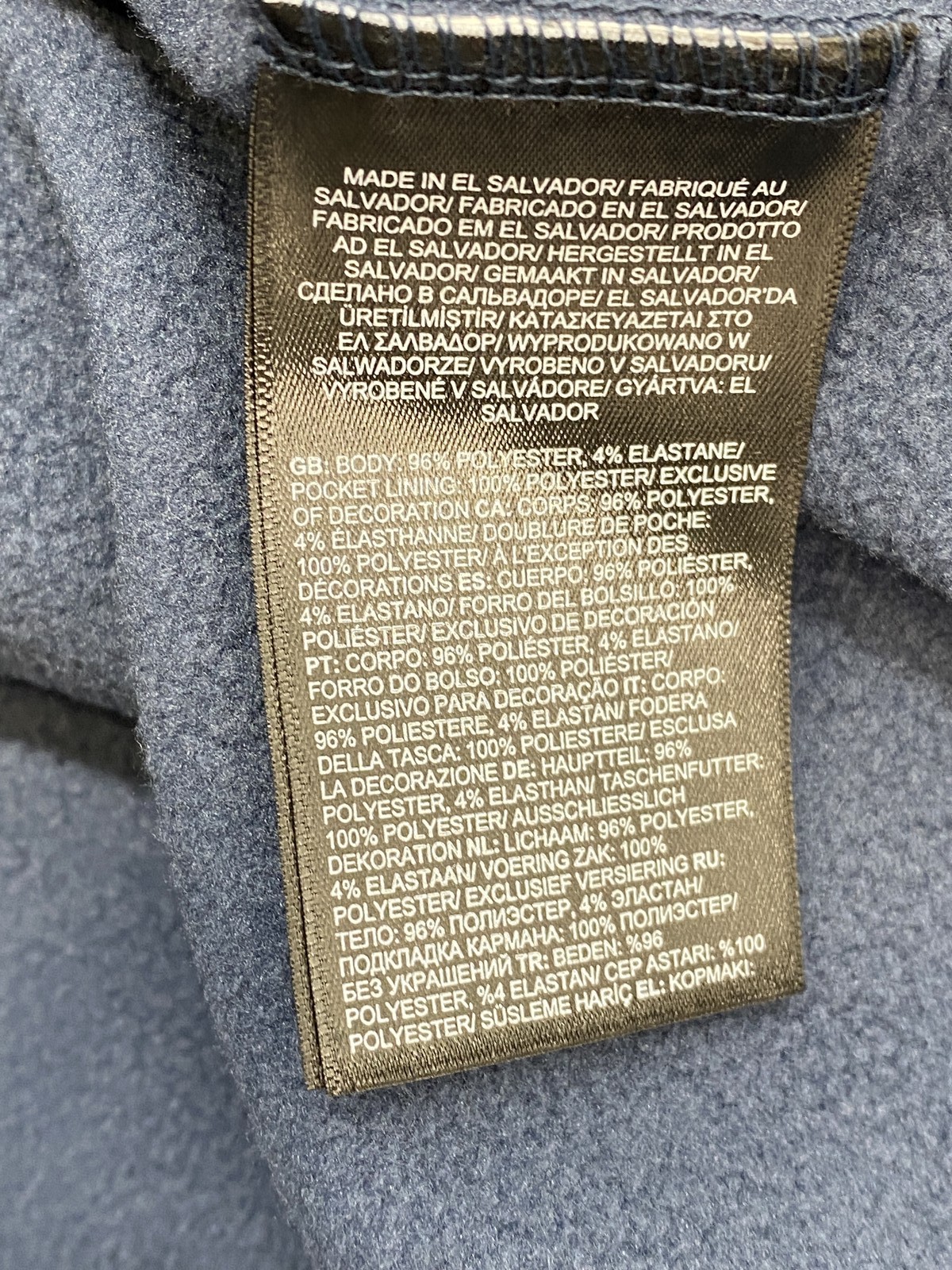 The North Face Mens Jacket Urban Navy Heather Blue Size XL Skyline Fleece thumbnail 11