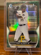 2023 Bowman Chrome Prospects Tony Blanco Jr BCP-134 Grass Green /99 BOOKEND