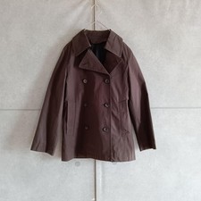 Margaret Howell Short Trench Coat Brown Cotton Minimalist Jacket Japan