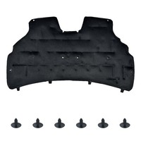 Gepco MotorhaubendäMmung DäMmmatte Mit Clips FüR Ford Fiesta VI Fiesta MK6 VAN