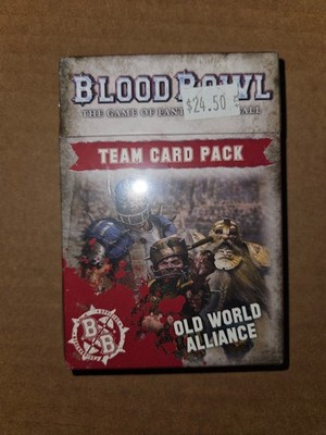 Blood Bowl Old World Alliance Team Card Pack Board Game 12+ 2020