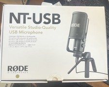Microphone micro pour pc Rode NT-USB complet en boite + perche de fixation