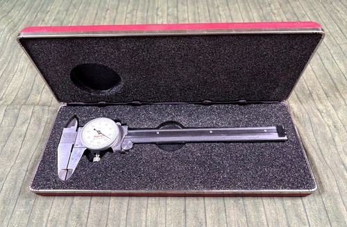 STARRETT Dial Caliper in Case No. 120 ~ U.S.A.