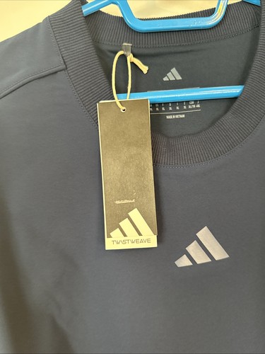 Neu $ 110 Adidas JY1230 Herren M Beyond Twistweave lose Golfweste marineblau - Bild 6 von 8