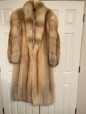 Golden Island Fox Fur Coat