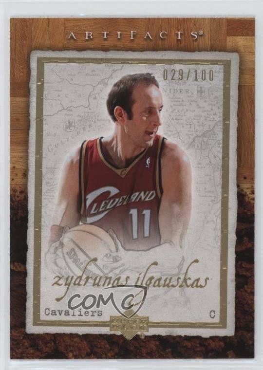 2007-08 Upper Deck Artifacts Gold /100 Zydrunas Ilgauskas #18 0nr3
