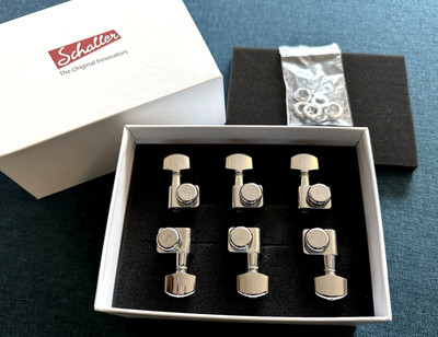 Schaller Original F-Series Locking Tuners Mechaniken 6 links Chrome