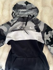 Nike Camouflage Pullover In Größe S Grau, Schwarz, Weiß