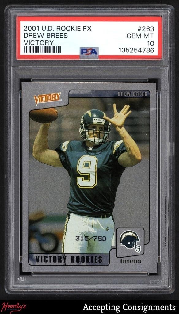 Drew Brees Upper Deck Rookie F/X #263 Victory
