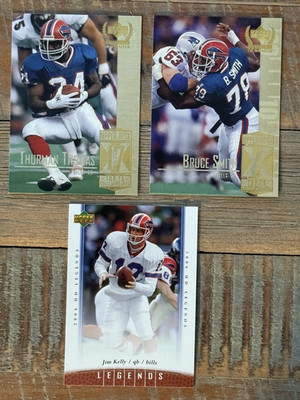 1999 Upper Deck Century Legends  Thurman Thomas #67 Bruce Smith #57 + Kelly