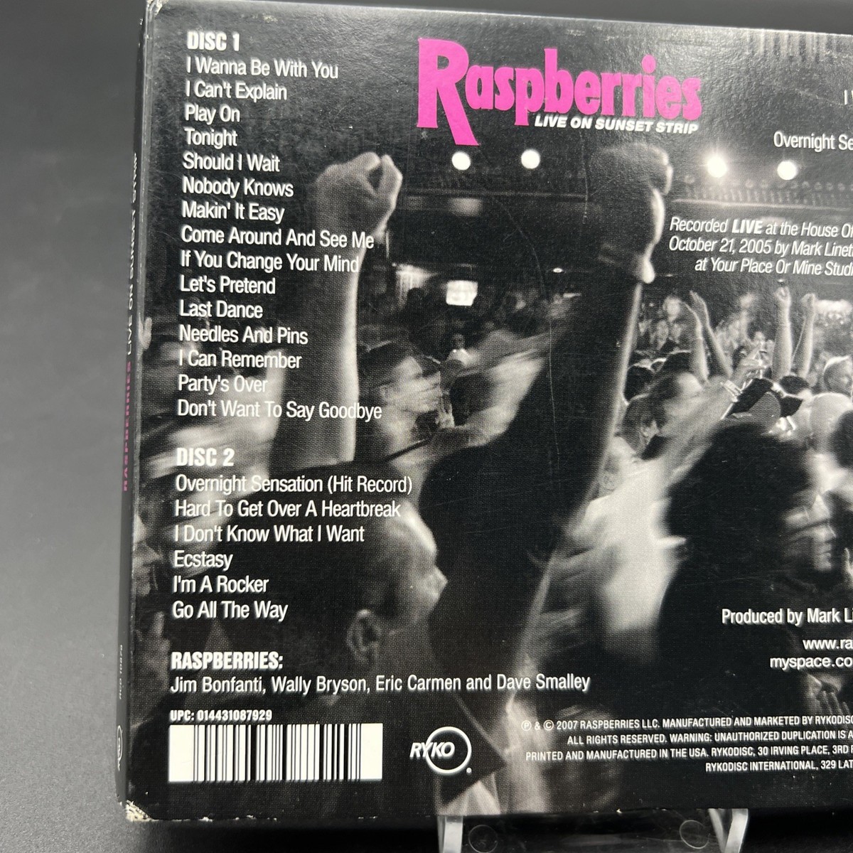2CD＋DVD！ラズベリーズ / LIVE ON SUNSET STRIP Raspberries / Live on Sunset Strip (2 CD + DVD Deluxe Version