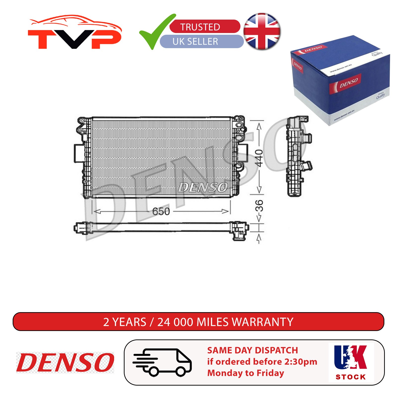 RADIATOR ENGINE COOLING DRM12004 FOR IVECO DAILY/III/Van/Platform/Chassis 2.8L - Image 8