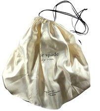 Kate Spade New York Ivory Dust Bag 27"x19" Drawstring Storage Pouch