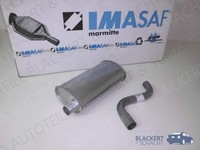 Imasaf Auspuff Set für Volvo 760 Limo+Kombi 2.8 09/1987-1990 | Endtopf+Endrohr