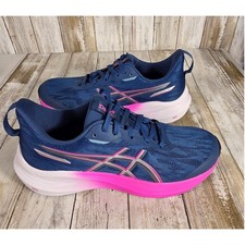Asics Kids Running Shoes Twilight Blue Digital Sakura Pink Size 5