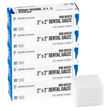 1000 Count 2x2 Gauze Pads - Soft 4-Ply Non Woven Sponges - Non Sterile Dental 