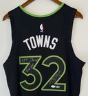 Karl-Anthony Towns 3pt Champ 2022 Signed NBA Authentic Nike ADV Jersey JSA USASM